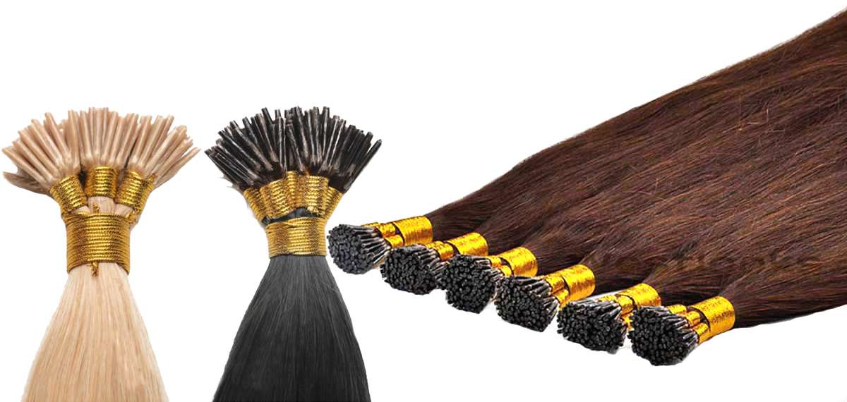 I-Tip Extensions 50 Gramm Länge: 50 cm / 20" Farbe: #1b schwarz-braun