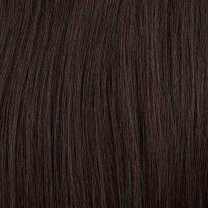 Echthaar-Tressen 100 Gramm 45 cm / 18 " #1b schwarz-braun