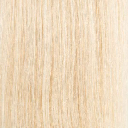 Echthaar-Tressen 100 Gramm Länge:  45 cm / 18 " Farbe:  #60 weiß-blond