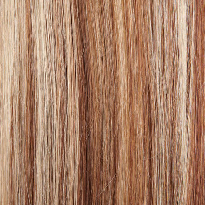 U-Tip Extensions 50 Gramm Länge:  60 cm / 24 " Farbe:  #6/613 kastanien-braun/platin-blond