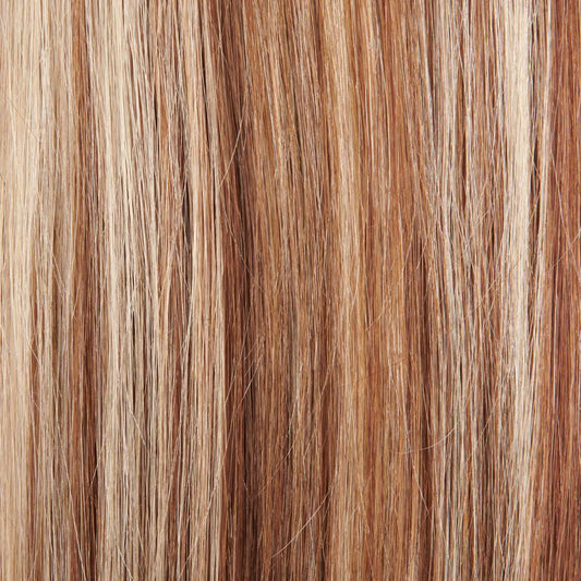 U-Tip Extensions 50 Gramm Länge:  50 cm / 20 " Farbe:  #6/613 kastanien-braun/platin-blond