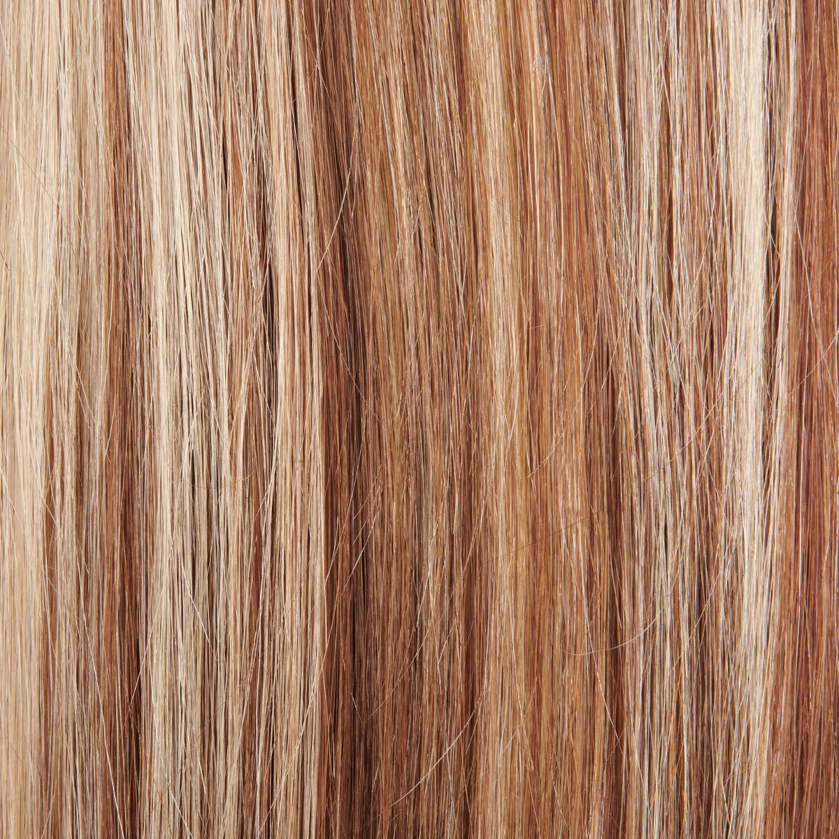 I-Tip Extensions 50 Gramm Länge:  45 cm / 18 " Farbe:  #6/613 kastanien-braun/platin-blond