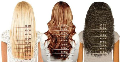 I-Tip Extensions 50 Gramm Länge:  50 cm / 20" Farbe:  #27/4 kupferblond/mittel-braun
